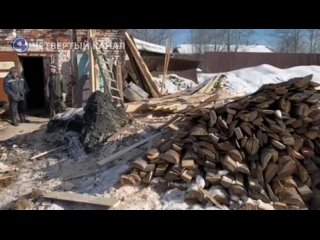 Жители поселка Дачное замерзают, потому что котельную топят дровами от сноса аварийных домов и горбылем