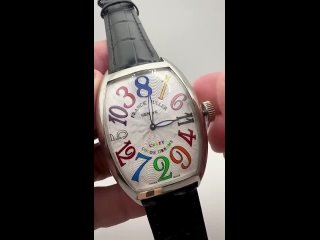 Часы Franck Muller Crazy Color Dreams имеют перемешанный циферблат, который всё равно показывает правильное время