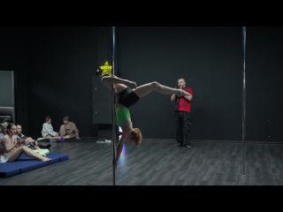 Акробатика на пилоне | Марасанова Надежда | POLE SPORT | POLE ACRO | Студия танцев THE BAT | Танцы Санкт-Петербург