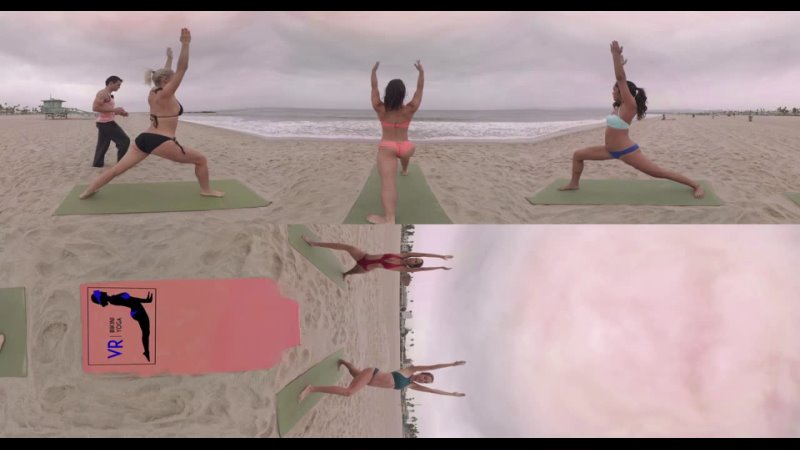 sexy, nude, bikini, fitness VR Bikini Yoga Standing