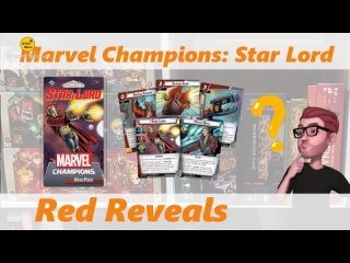 Marvel Champions: The Card Game – Star-Lord Hero Pack [2021] | Red Reveals | Marvel Champions | Star-Lord [Перевод]