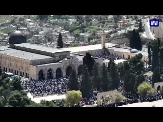 The last Friday prayer of Ramadan took place in Jerusalem
