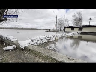 В Камне-на-Оби уровень воды превысил критическую отметку.