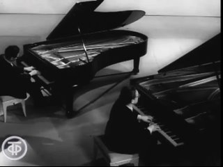 Рахманинов. Вальс из Сюиты № 2 для двух
фортепиано. Николай Петров и Алексей
Черкасов (1964)