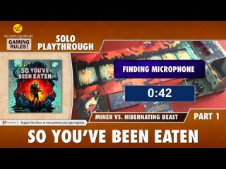 So, You've Been Eaten 2022 | So You've Been Eaten - Playthrough 1 - Miner vs. Hibernating Beast Перевод