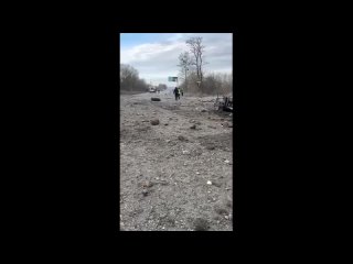 Видео “объективного контроля“ удара по РСЗО в Харькове