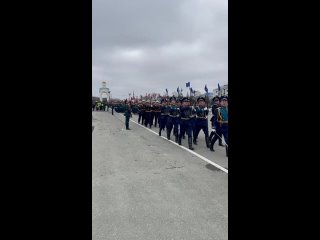 Парад в честь Дня Победы в Южно-Сахалинске