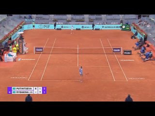 Yulia Putintseva vs Elena Rybakina Full Match Highlights - WTA Madrid Open