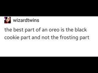 the best part of an oreo