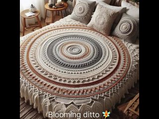 😱 amazing collection bedsheet knitted with wool_crochet bedsheet_share ideas_#c