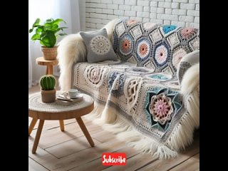 😲 Wow New Crochet sofa Covers model 😍 super creative share ideas 💡