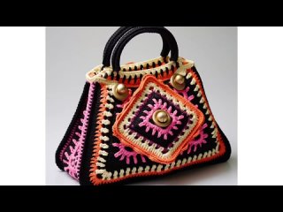 SIMPLE AMAZING CROCHET BAG IDEA MULTICOLOR WOMAN #HANDBAG #CROCHET #BAG #TRAVEL