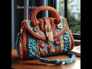 Luxury knitted bags with wool and leather, womens knitted bags