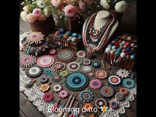 crochet necklace design_crochet pearl necklace_#crochet #trending #viral #neckla
