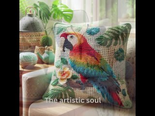 Cute animal and plant cushion pattern (ideas ideas) #crochet #knitting #cushion