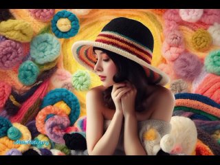 Cute Wool knitted Sun Hat  idea share #crocheting #sunhat #fashion