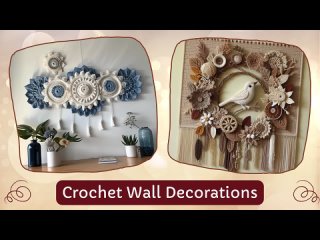 Gorgeous crochet wall hanging design Ideas (share Ideas)#crochet #knitting #desi