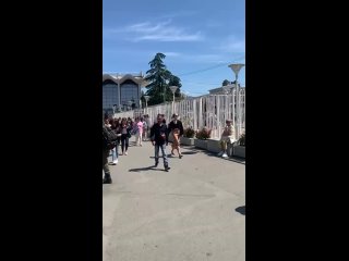 Похоже, сегодня, сейчас в Сочи происходит тот самый переход «из курток в майки»  Еще вчера надевали куртки, первая... (видео)