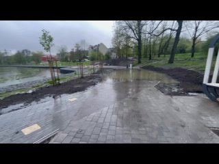 Городская долина во время мелкого дождика. Черняховск. 18-04-24