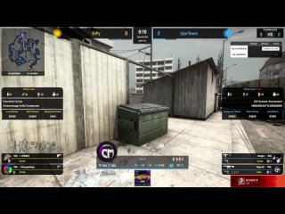 Полуфинал турнира по CS GO от MOSCOW BATTLEGROUNDS UjarTeam -vs- Sipy 2map @kn1feTV