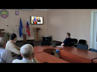 Администрация Куйбышевского МО смотрит инаугурацию Владимира Владимировича Путина