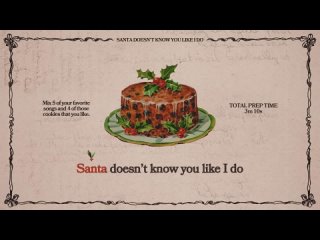 Sabrina Carpenter - santa doesnt know you like i do (Lyric Video)