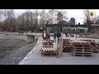 Первый этап реконструкции городской Водной станции выходит на финишную прямую, собщается в Тк АМС г. Владикавказа