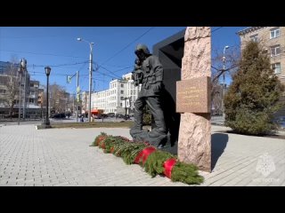 Новосибирск. Автопробег в честь 375 лет пожарной охраны России.mp4