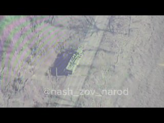 Русские дроноводы обнаружили 155-мм САУ CAESAR и поразили её Ланцетом