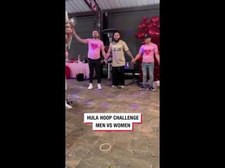 Hula-hoop challenge, Männer und Frauen