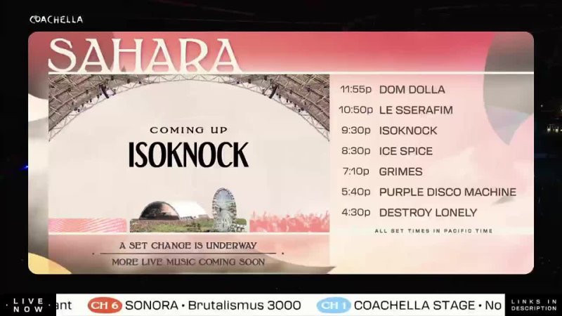 ISOxo Knock2 Sahara, Coachella Festival Weekend 1, United States 2024 04