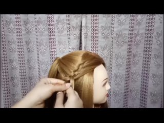 A-J Beauty Parlour- - Heart Shape Braided Hairstyle For Girls  l Braid Hairstyle for Long Hair Inspired By Kashees