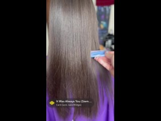 Видео от Кератиновое выпрямление волос . Ботокс волос