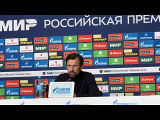 Сергей Семак признался о присутствии нервозности до финального свистка из-за минимального преимущества в счёте с Балтикой