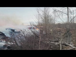 ‼️  Пожар на улице Лесозаводской в Кирове
