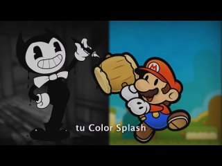 Paper Mario vs Bendy - Batallas de Rap.