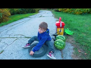 Kids funny Stories with Cars Mudding Tractors and more childrens Toys