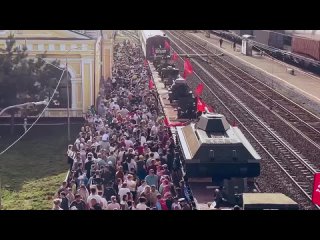 Паровоз Победы промчится по станциям Куйбышевской железной дороги