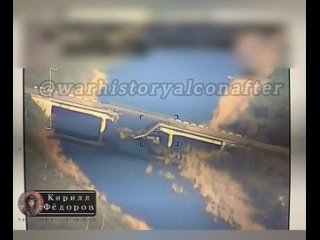 В этот раз фронтовые бомбардировщики Су-34 при помощи Х-38 сложили автомобильный мост врага на Запорожском направлении!