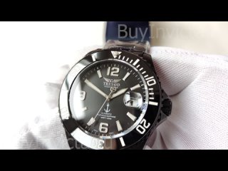 Tresod Ocean Master OM-0106 Полностью Чёрные Дайверские Механические Мужские Часы Трезод