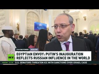 Putins inauguration reflects Russias influence in the world arena  Egyptian envoy to Russia