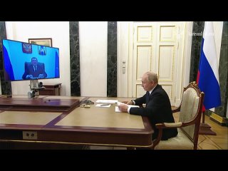 Встретился с Президентом Российской Федерации Владимиром Путиным. Доложил главе государства о ситуации в Сахалинской области. За