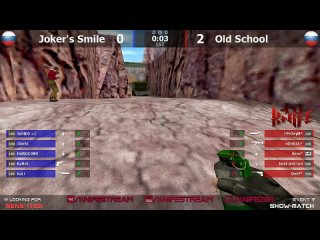 Шоу-Матч по cs 1.6 Old School -vs- Joker's Smile @ by kn1fe ///1 map