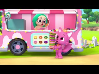 Eating Colorful Donuts 🍩｜15 min｜Learn Colors for Children   Compilation   3D Kids｜Hogi  Pinkfong