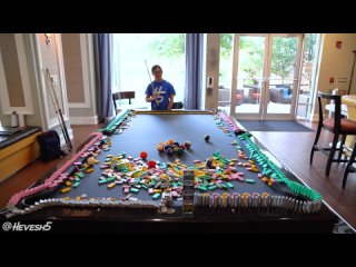 Amazing Domino Pool Trick Shots 2!