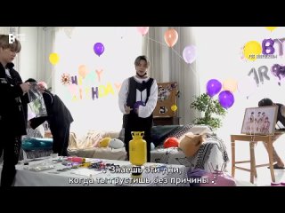 💣🔹BANGTAN BOMB🔹 ер.637 Чимин и гелиевые воздушные шары Jimin and Helium Balloons[🇷🇺RUS SUB]