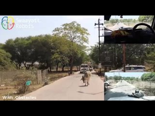 Беспилотное такси в глубинке Индии
