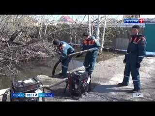 Курсанты Ивановской пожарно-спасательной академии ГПС МЧС России завершили работу в подтопляемых зонах Курганской области
