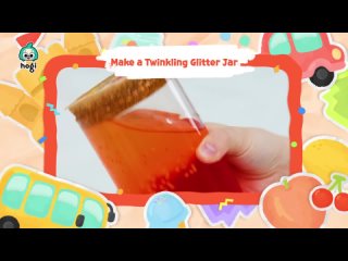Learn Colors with Make a Twinkling Glitter Jar   Pinkfong  Hogi   Colors for Kids   Learn with Hogi
