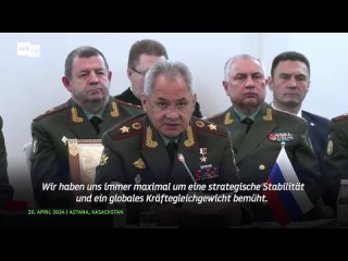 Schoigu: Russland hat kein Interesse daran, die NATO anzugreifen